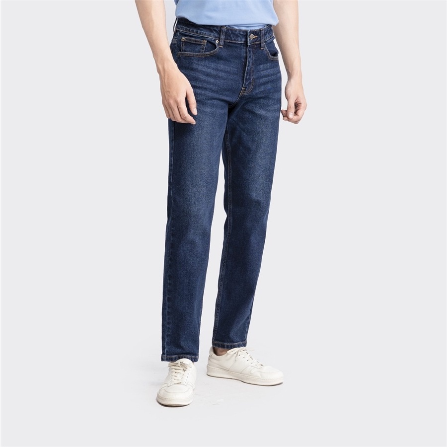 Quần Jeans nam ARISTINO dáng Regular fit suông nhẹ, thiết kế túi hai bên, màu sắc trẻ trung - AJN03602