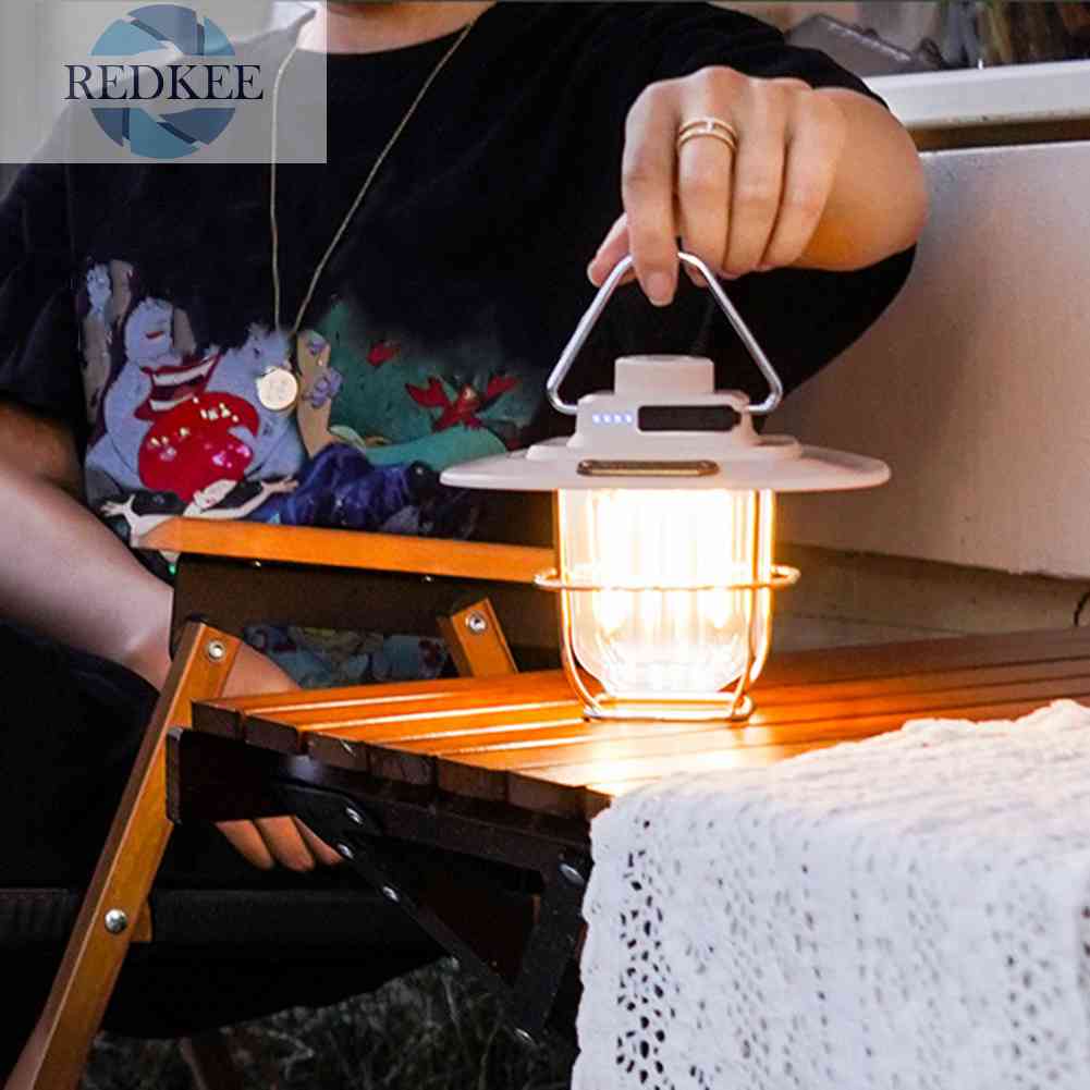 Đèn LED Cắm Trại Có Thể Sạc Lại Tiện Dụng