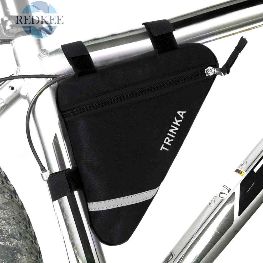 1 Túi Tam Giác Chống Thấm Nước Đựng Vật Dụng Tiện Lợi Gắn Khung Trước Xe Đạp