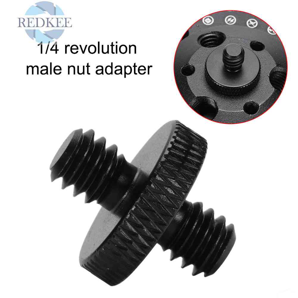 Ốc Vít 1 / 4 Inch Chuyển Đổi Đầu Đực Cho Giá Đỡ Ba Chân Camera