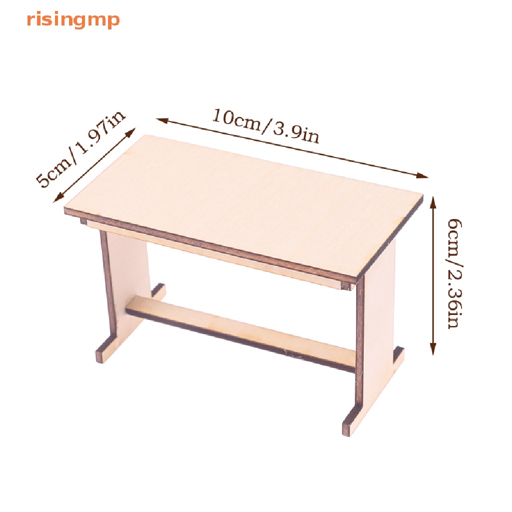 Mô Hình Bàn Ăn / Ghế Văn Phòng Trang Trí Nhà Búp Bê Tỉ Lệ 1: 12
