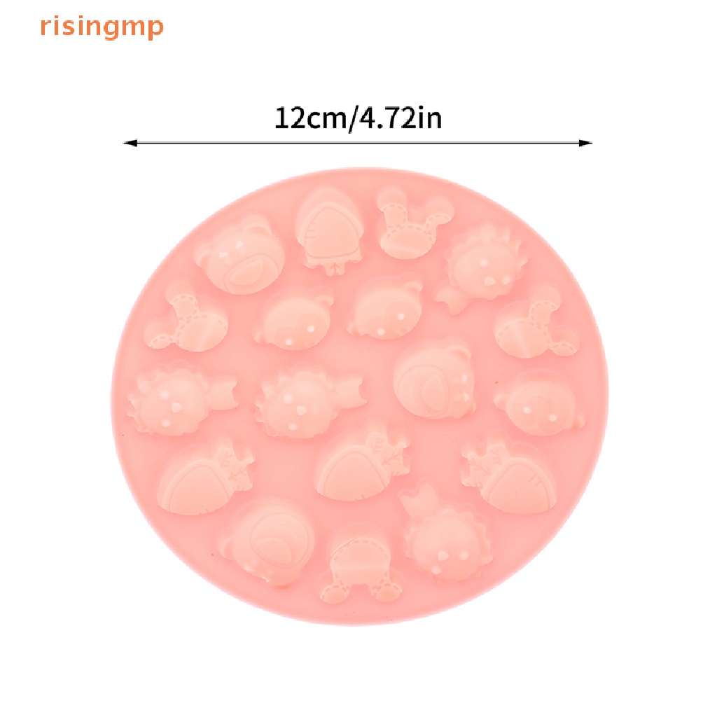 Khuôn Silicone Làm Bánh Donut Trái Cây Mini DIY