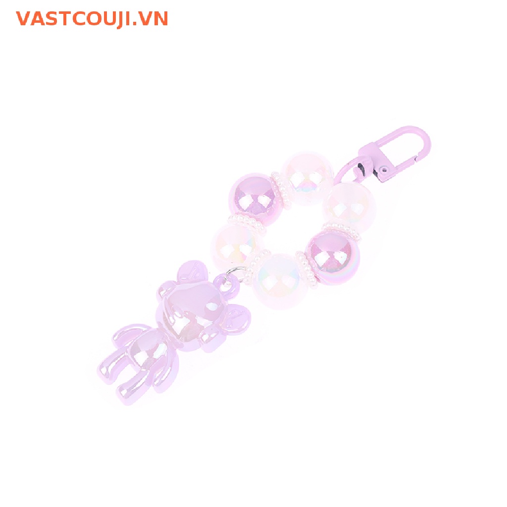 1 Móc Khóa Hình Gấu VASTJI Lấp Lánh Dễ Thương