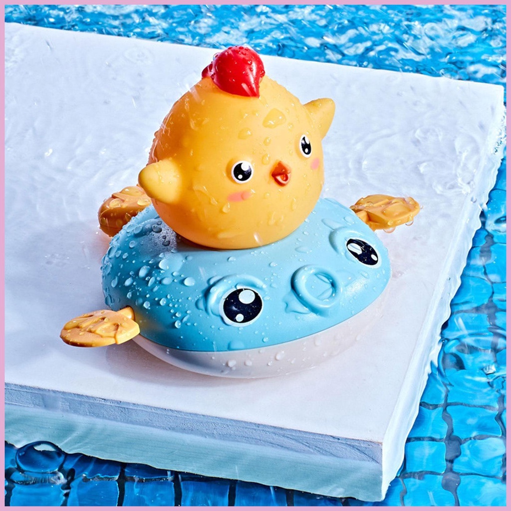 Đồ Chơi Bồn Tắm Hình Cá Và Gà Nhiều Màu Sắc Có Thể Đo Lường Cho Bé