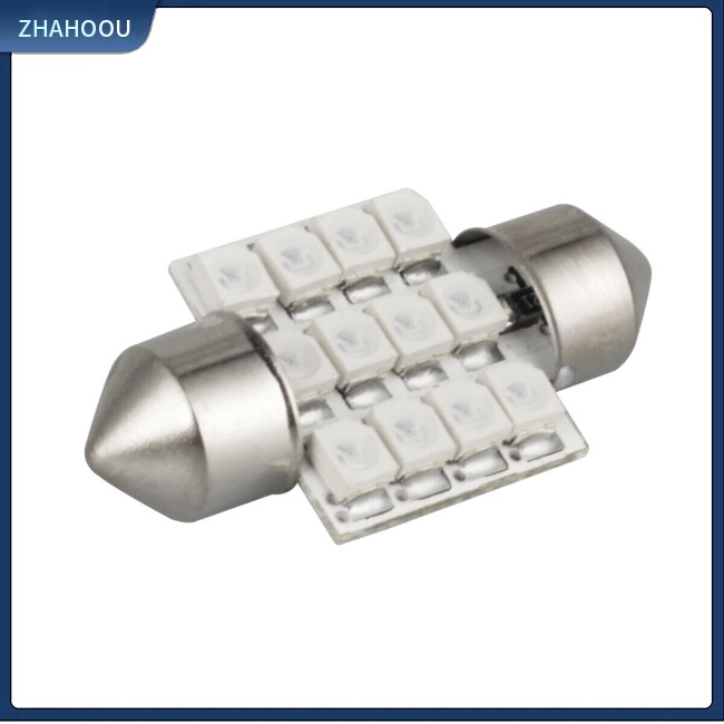 ☃Nhà Cửa☃ Set 13 Đèn Led T10 31mm DC9V-12V 8000-10000k Gắn Biển Số Xe Ô Tô