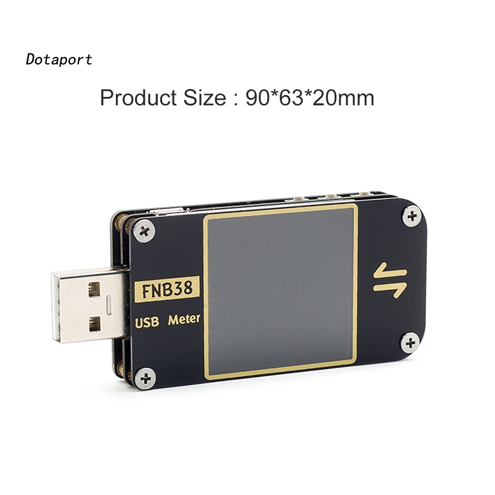 Vôn Kế KDDT- FNB38 USB LCD QC4 PD3.0 2.0 PPS Sạc Nhanh