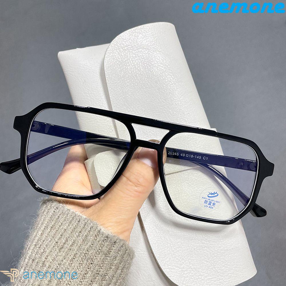 Mắt Kính Chống Ánh Sáng Xanh Chống Tia Bức Xạ Hình Vuông Thời Trang Cho Nam Và Nữ