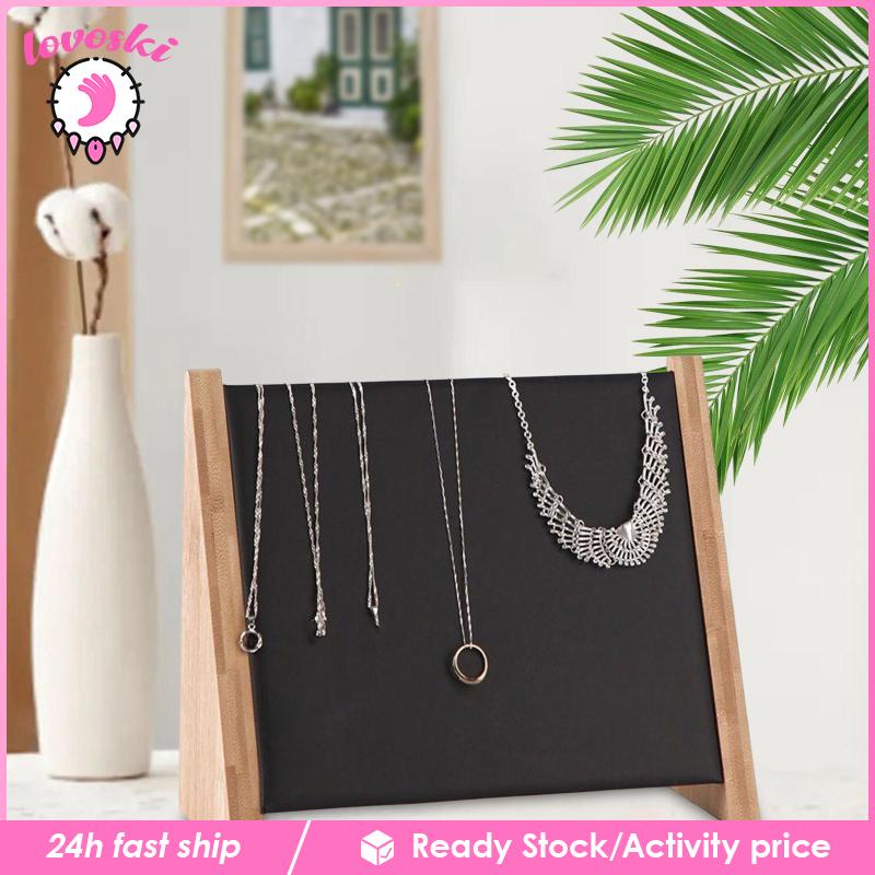 Giá Đỡ Trưng Bày Vòng cổ 10 Móc Bằng Gỗ