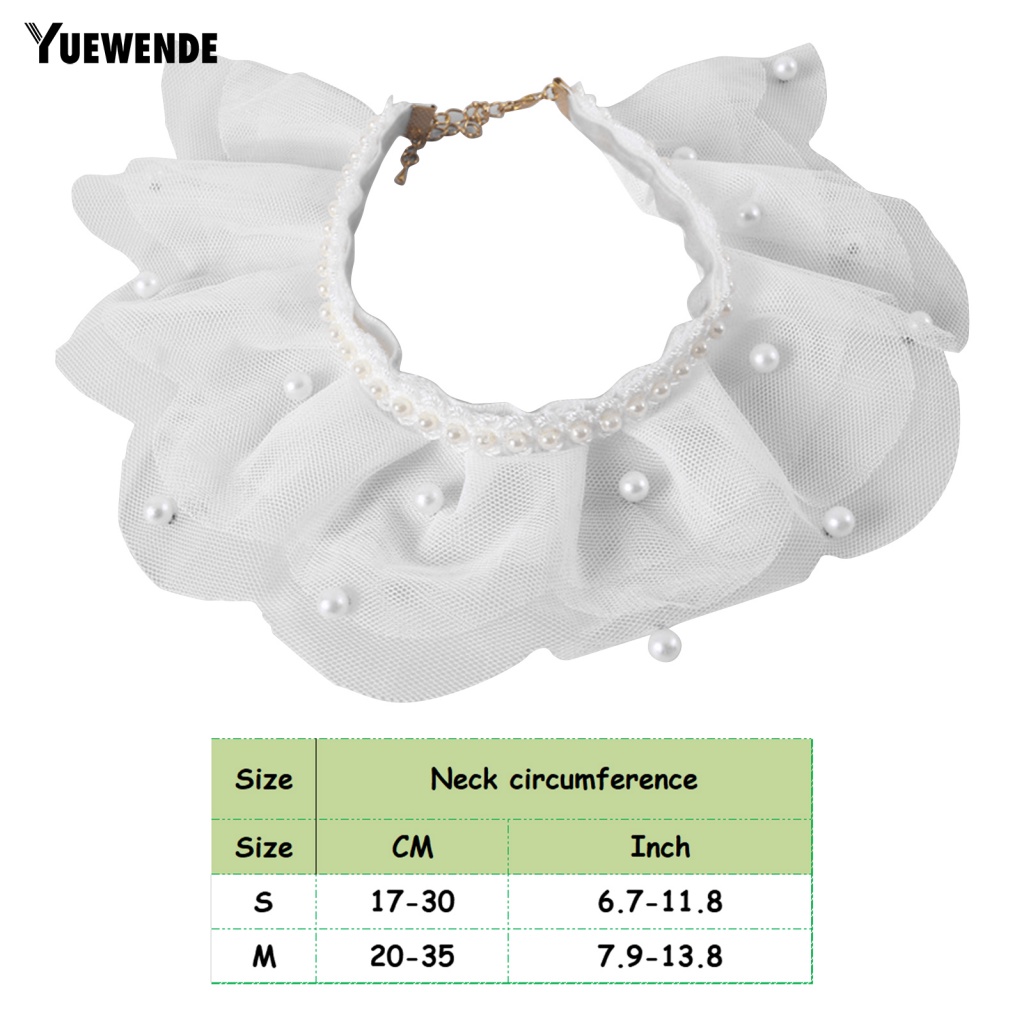 Ye.b Vòng Cổ Ren Mạnh Mẽ Cho Mọi Mùa Cho Mèo Xinh Đẹp Phụ Kiện Làm Việc Tốt