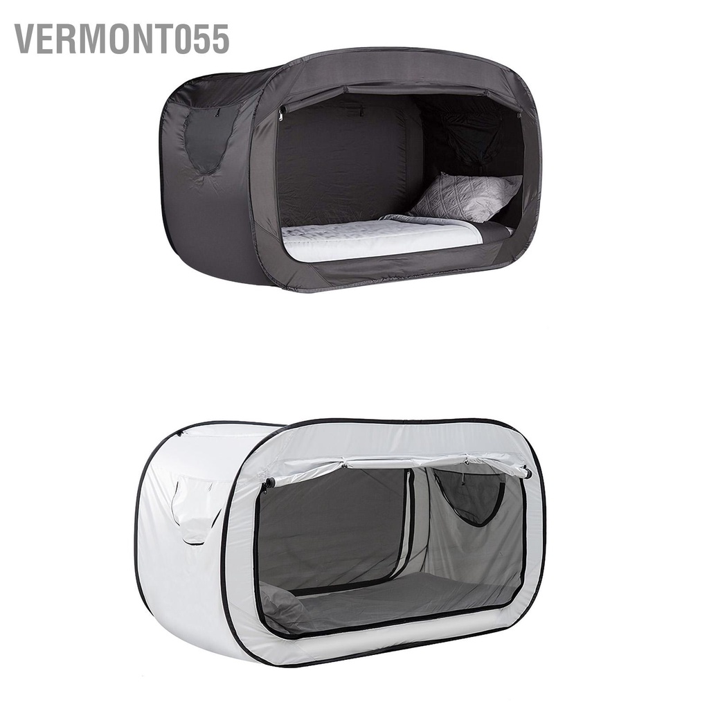 Có thể bán buôn Lều ký túc xá độc lập chống sáng Vải polyester thông gió cho học sinh người lớn Vermont055 Hàng giao ngay