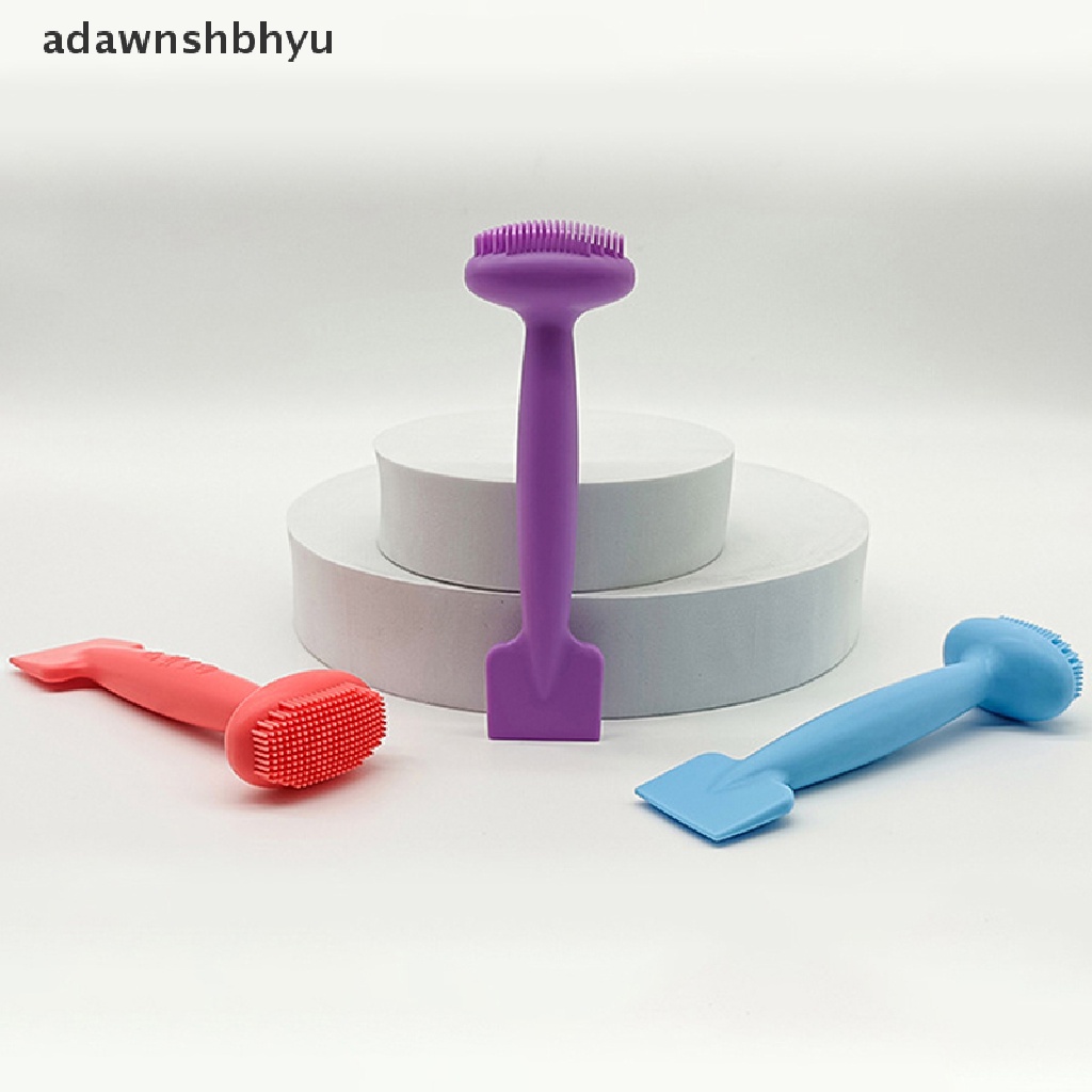 1 Cọ Rửa Mặt Silicone Hai Đầu Mềm Mại adawnshbhyu