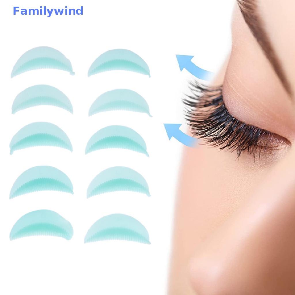 Set 5 Cặp Đệm Silicone Hỗ Trợ Uốn Mi Tiện Dụng