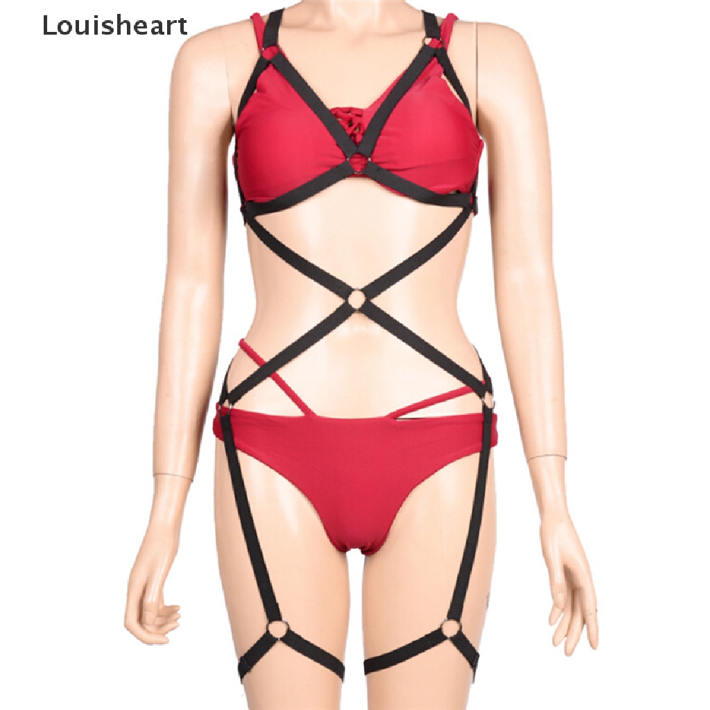 Louisheart Áo Ngực Dạng Dây Màu Đen Có Thể Điều Chỉnh Kích Thước TFG