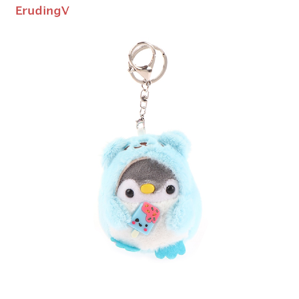 1 Thú Nhồi Bông Hình Chim Cánh Cụt Dễ Thương Kích Thước 10cm