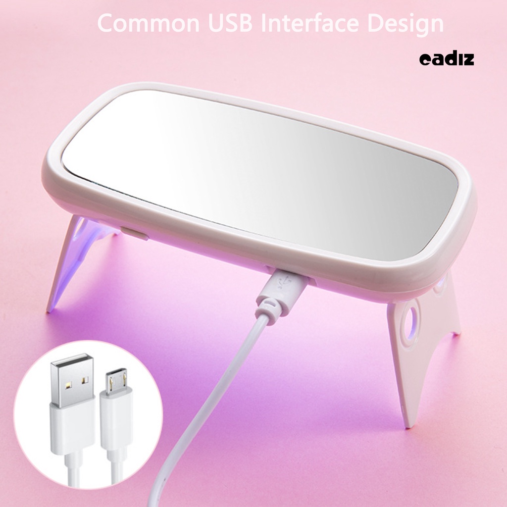 Đèn Sấy Khô Móng Tay 8 Bóng Công Suất Cao Màu Đen Thiết Kế Dạng Gập Tiện Dụng