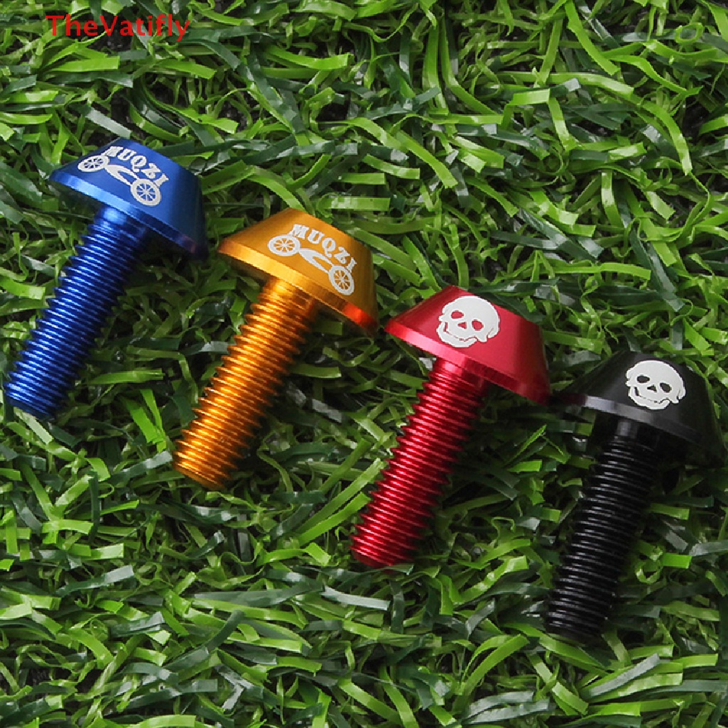 Bộ 4 Ốc Vít Kẹp Phanh Xe Đạp M6 Bằng Hợp Kim Nhôm Tiện Dụng