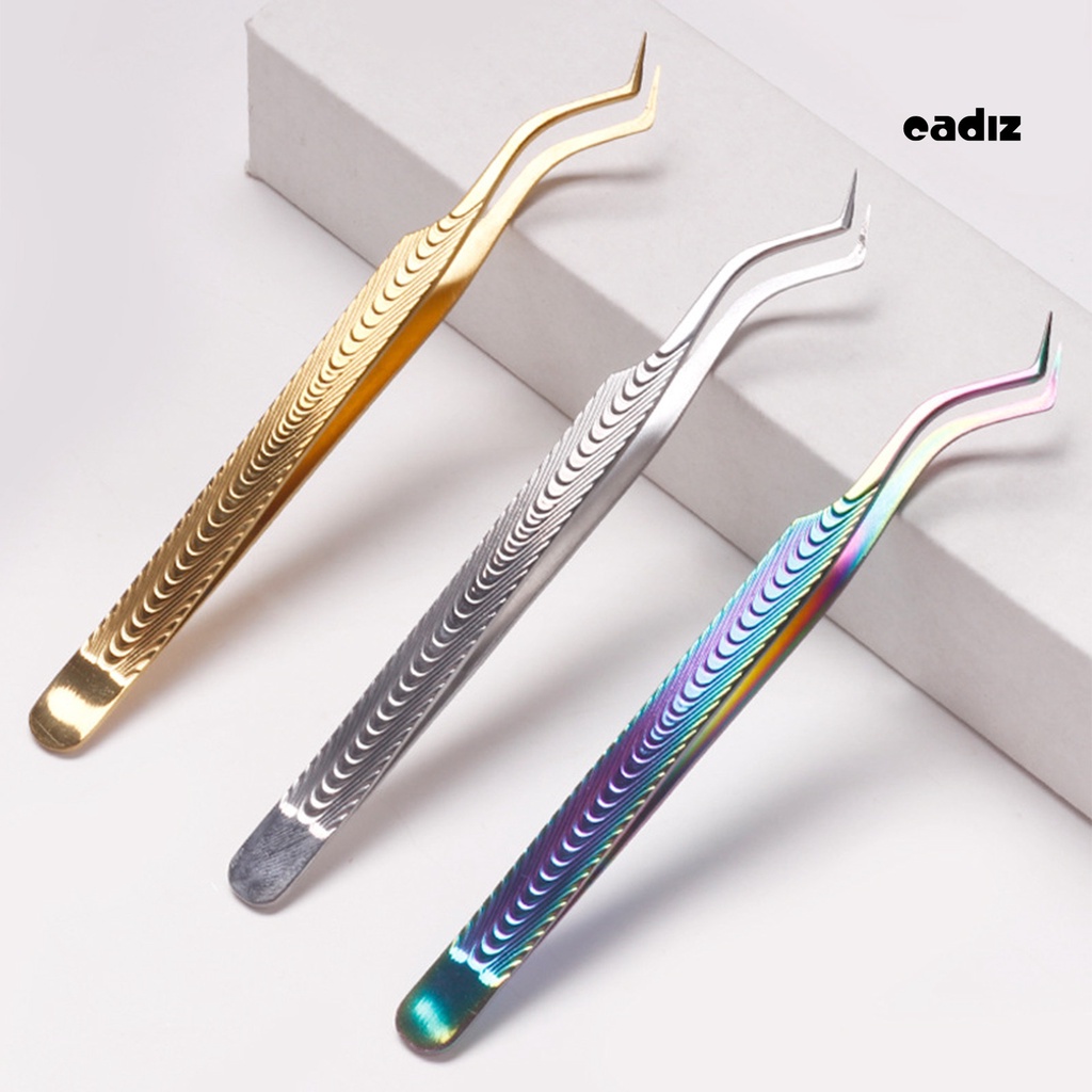 Nhíp Gắp Lông Mi Giả Bằng Thép Không Gỉ Chống Tĩnh Điện Độ Chính Xác Cao