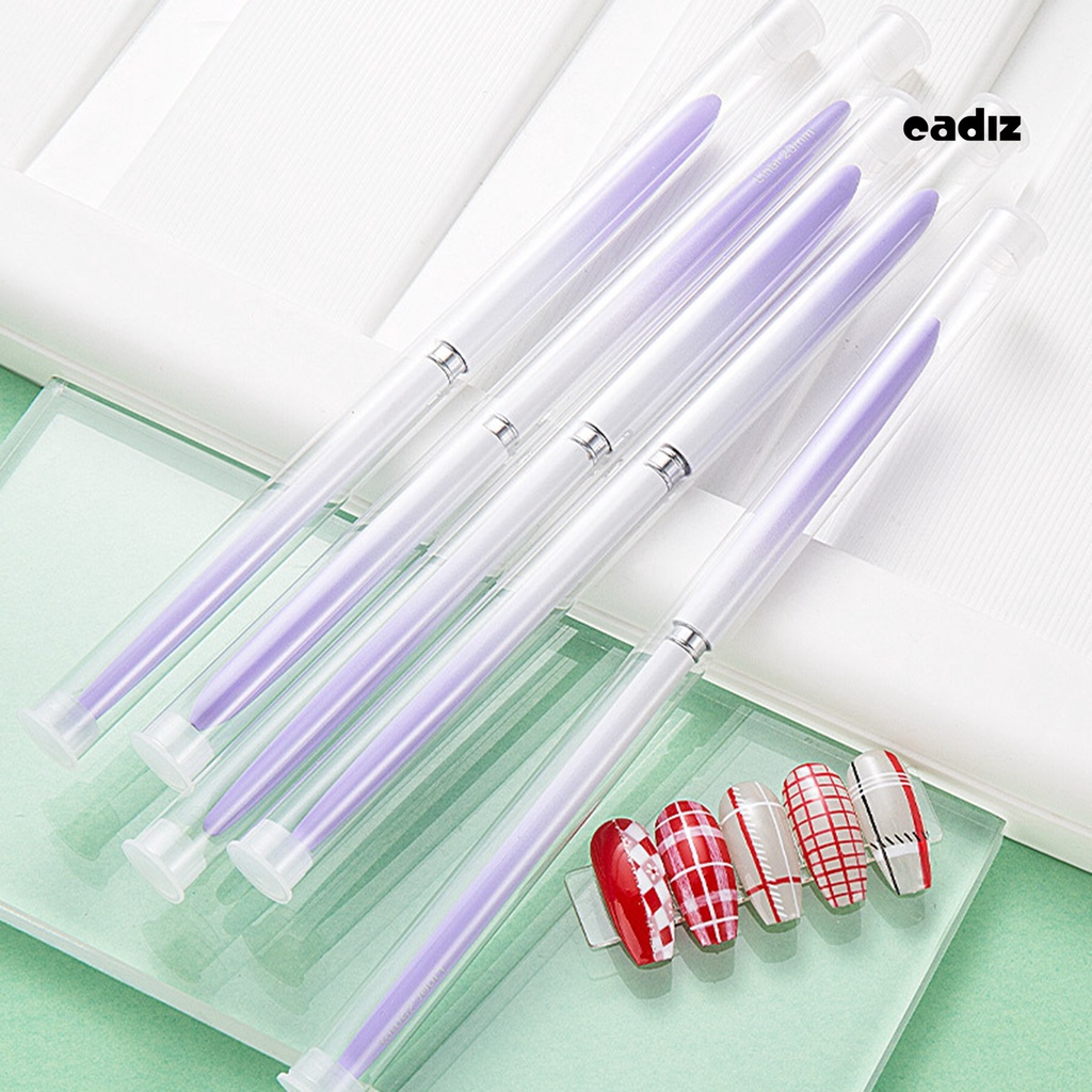 Bút Vẽ Móng Nghệ Thuật 7 / 15 / 20 / 25 / 30mm Tay Cầm Chống Trượt Tiện Dụng