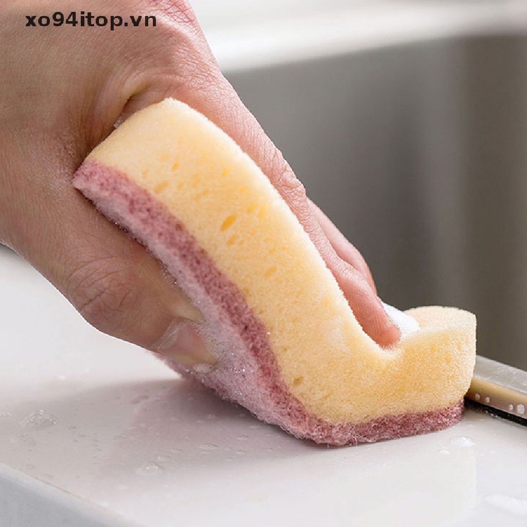 Set 4 Miếng Bọt Biển Rửa Chén Hình Đám Mây Đa Năng