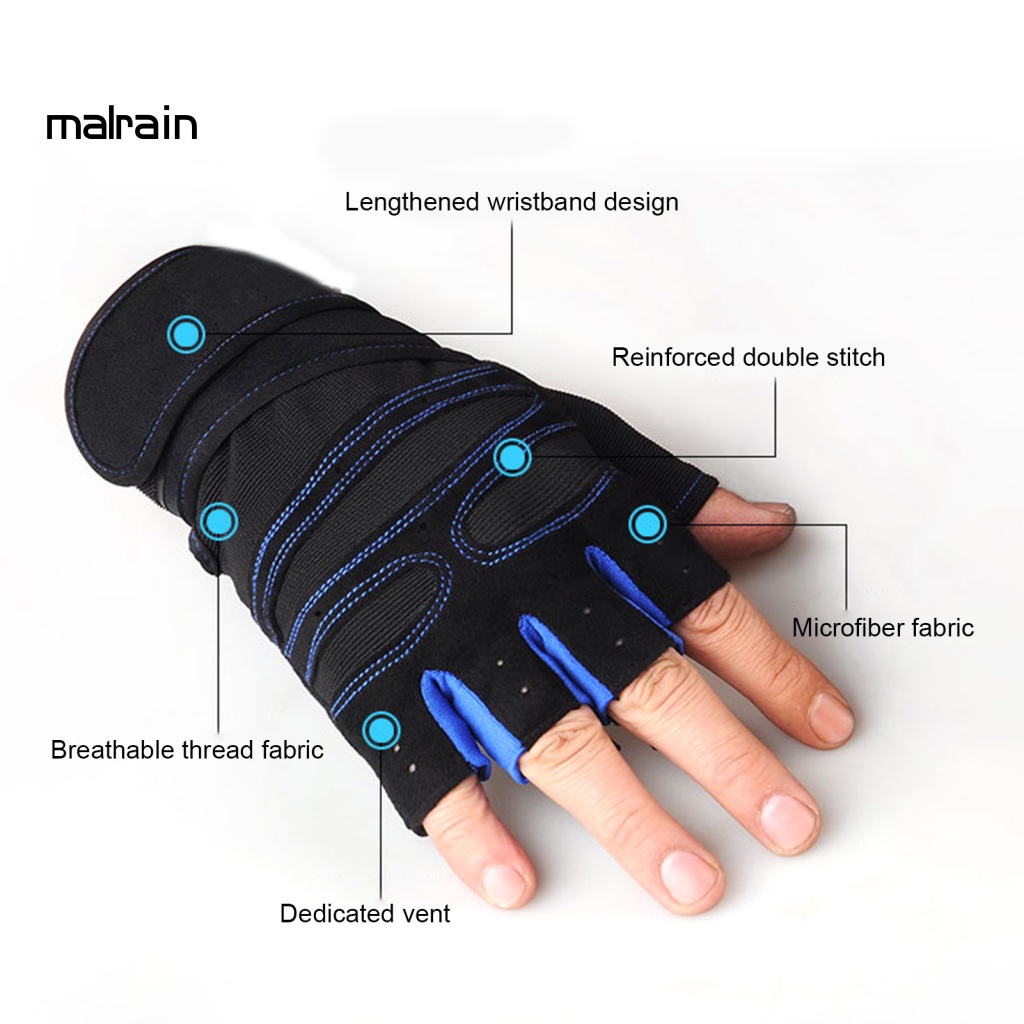 1 Đôi Găng Tay Chạy Xe Đạp MTB Chống Mồ Hôi Chống Sốc