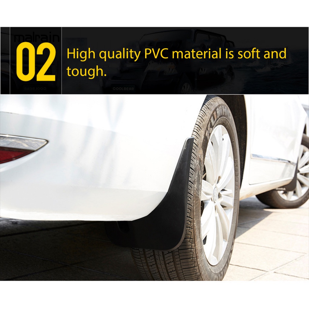 Set 4 Tấm Chắn Bùn Dành Cho Ô Tô Honda Civic 2019