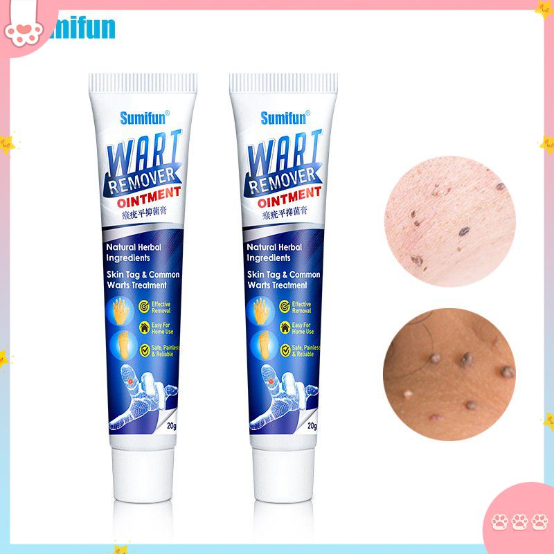 Sumifun Kem Tẩy Mụn Cóc Toàn Thân Mỡ Chiết Xuất Thảo Dược Trị Mụn Cóc Kháng Khuẩn Điều Trị Nốt Ruồi Trên Da An Toàn Không Đau Hiệu Quả Để Chăm Sóc Sức Khỏe Cơ Thể