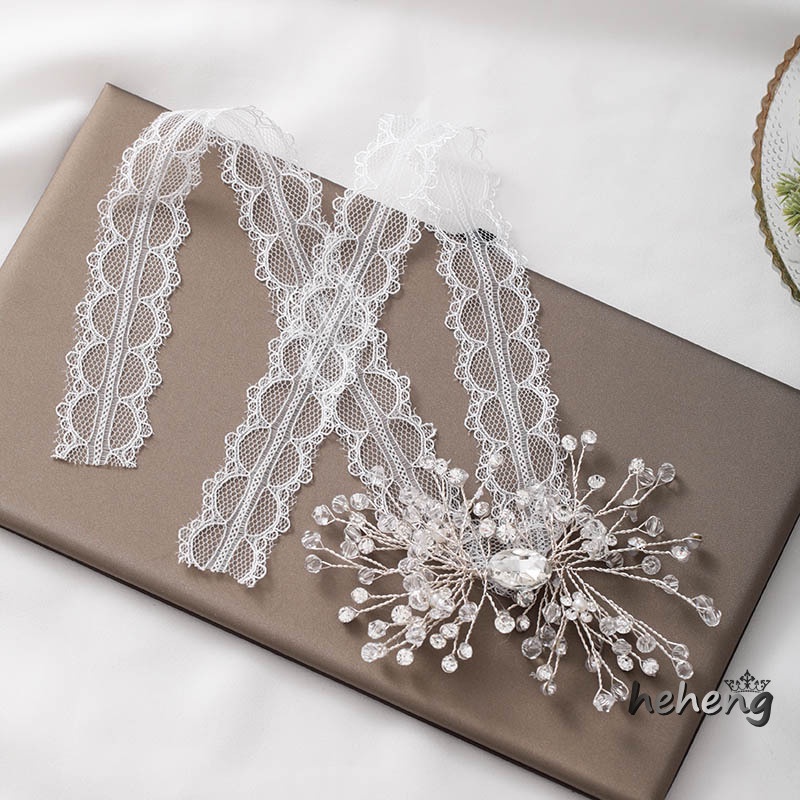 Trâm Cài Tóc Cô Dâu Màu Trắng Thời Trang