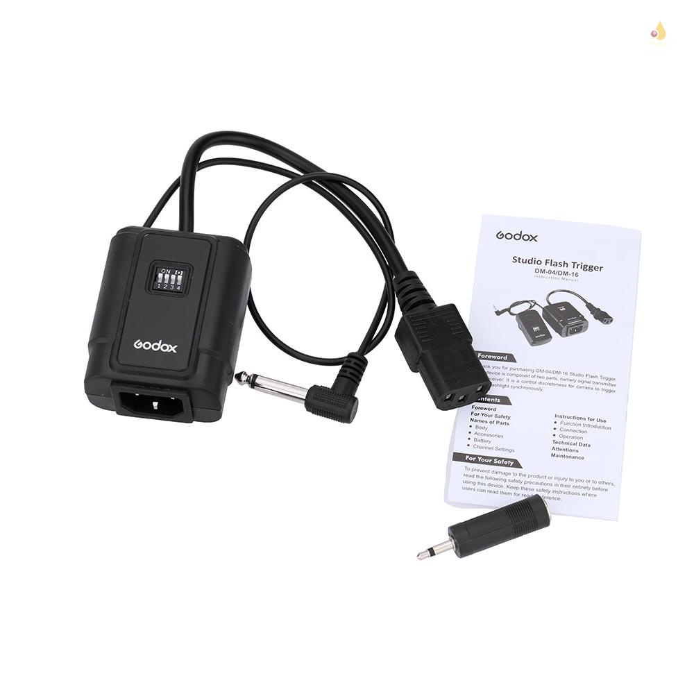 Thiết Bị Nhận Tín Hiệu Không Dây Godox DMR-16 16 Kênh Chuyên Nghiệp