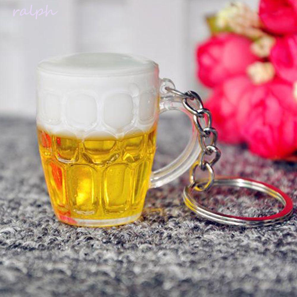 Mặt Dây Chuyền Hình Ly Bia Mini Bằng Nhựa Resin Thủ Công Sáng Tạo Cho Nam Và Nữ