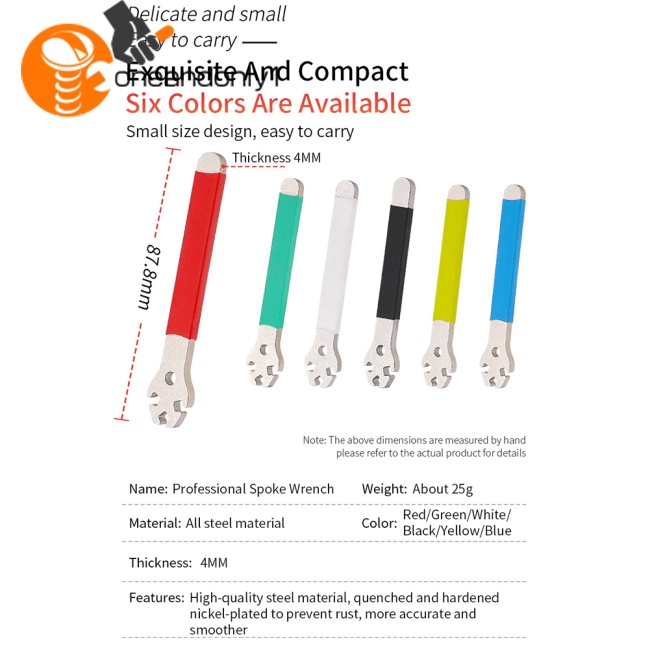 Cờ Lê Mở Rộng Căm Xe Đạp Leo Núi 3.23 / 3.3 / 3.45mm