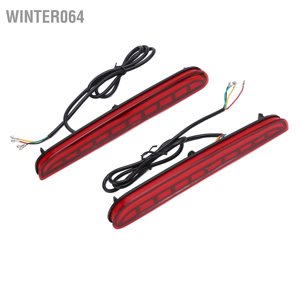 Winter064 Đèn LED cản sau báo rẽ động màu đỏ IP67 Thay thế chống nước cho Fit 2020
