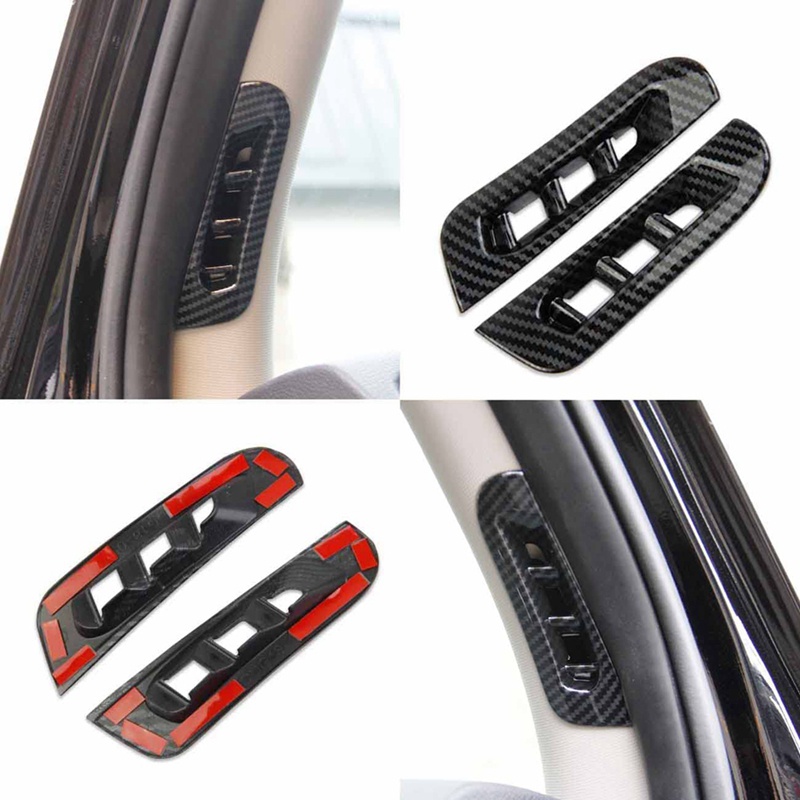 Ốp Lỗ Thông Khí Bằng ABS Sợi Carbon Cho Xe Hơi Dodge Durango 2011-2022