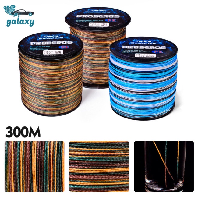 Galaxy Cuộn Dây Câu Cá Bện 4 Sợi 300m 10-100lb Vô Hình Chất Lượng Cao