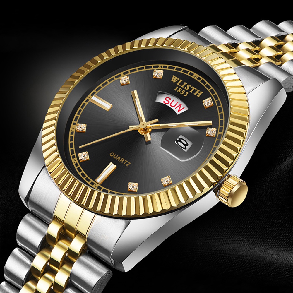 Đồng Hồ Đeo Tay Phong Cách Doanh Nhân Cổ Điển Dành Cho Nam