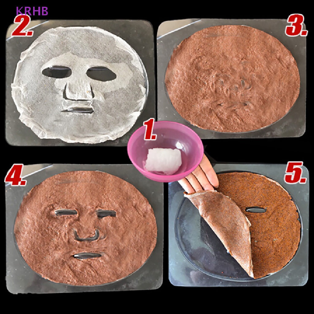 Bộ 3 Khuôn Làm Mặt Nạ Bằng Nhựa PVC Tiện Dụng