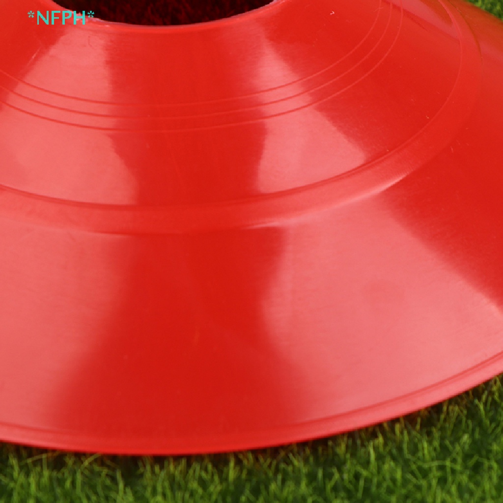 Set 5 Đĩa Hình Nón Bằng Nhựa Dùng Để Luyện Tập Đá Banh Mới