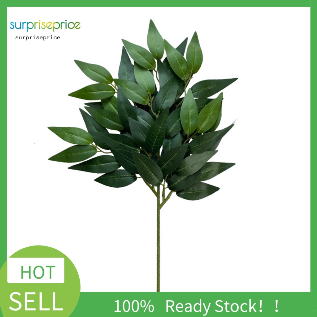 Spa 1 Bó Lá Táo Nhân Tạo Bằng Nhựa Nghệ Thuật Kết Cấu Mịn Như Thật Trang Trí Đám Cưới