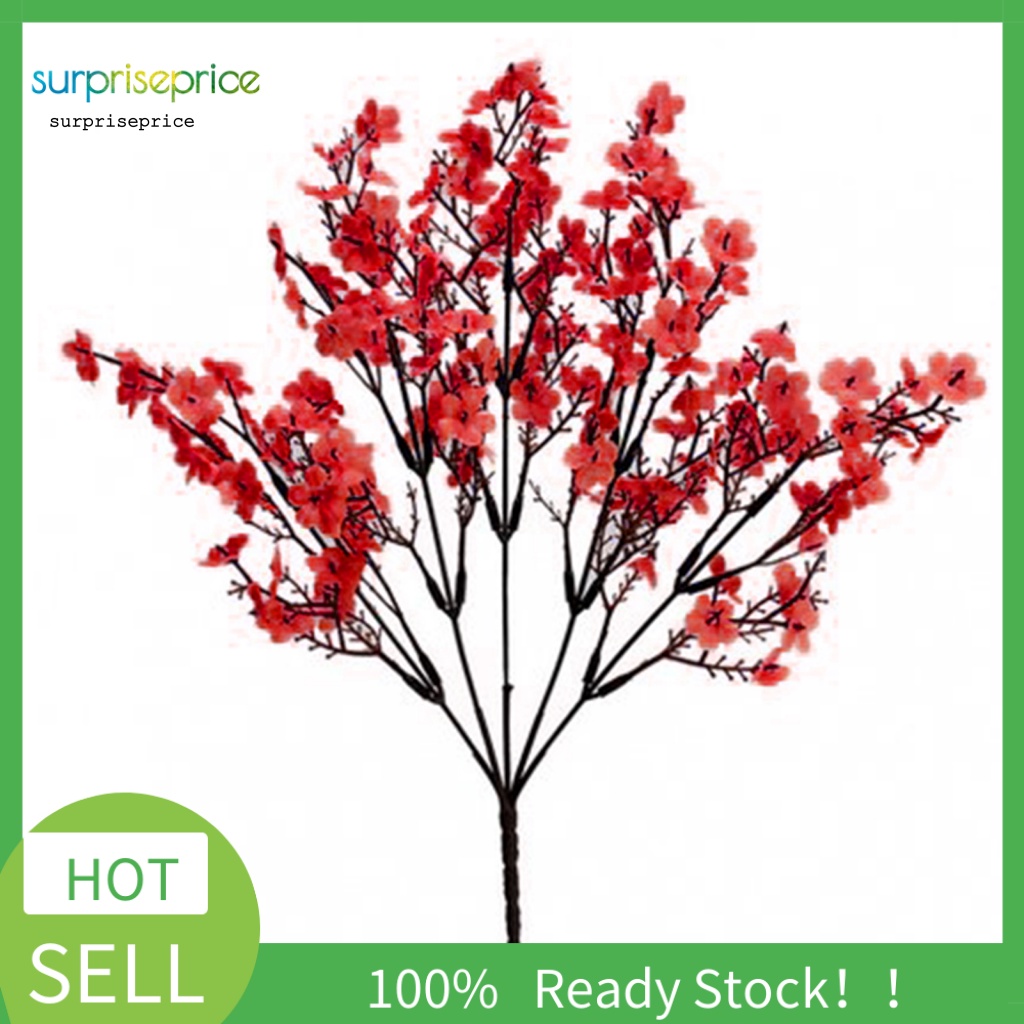 1 Bông Hoa Gypsophila Nhân Tạo Bằng Lụa Di Động Cho Trang Trí Tiệc Cưới