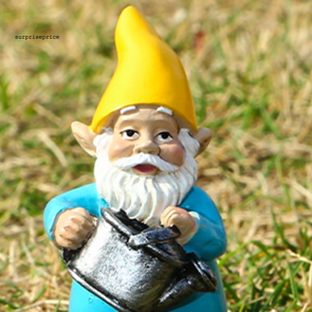 Spa Set 10 Bức Tượng Gnomes Vẽ Tay Cho Nhà Búp Bê