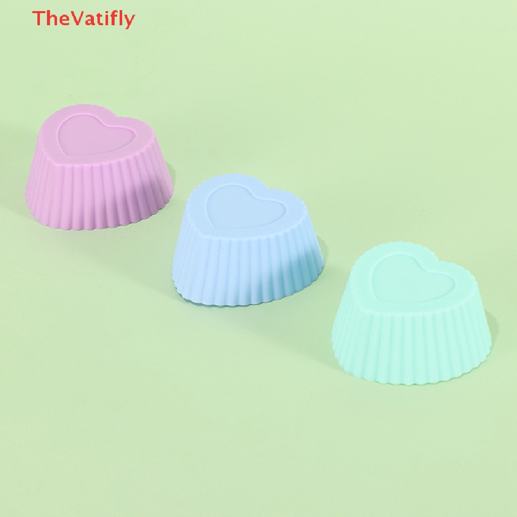 Set 4 Khuôn Silicone Làm Bánh Muffin / Cupcake Tiện Dụng
