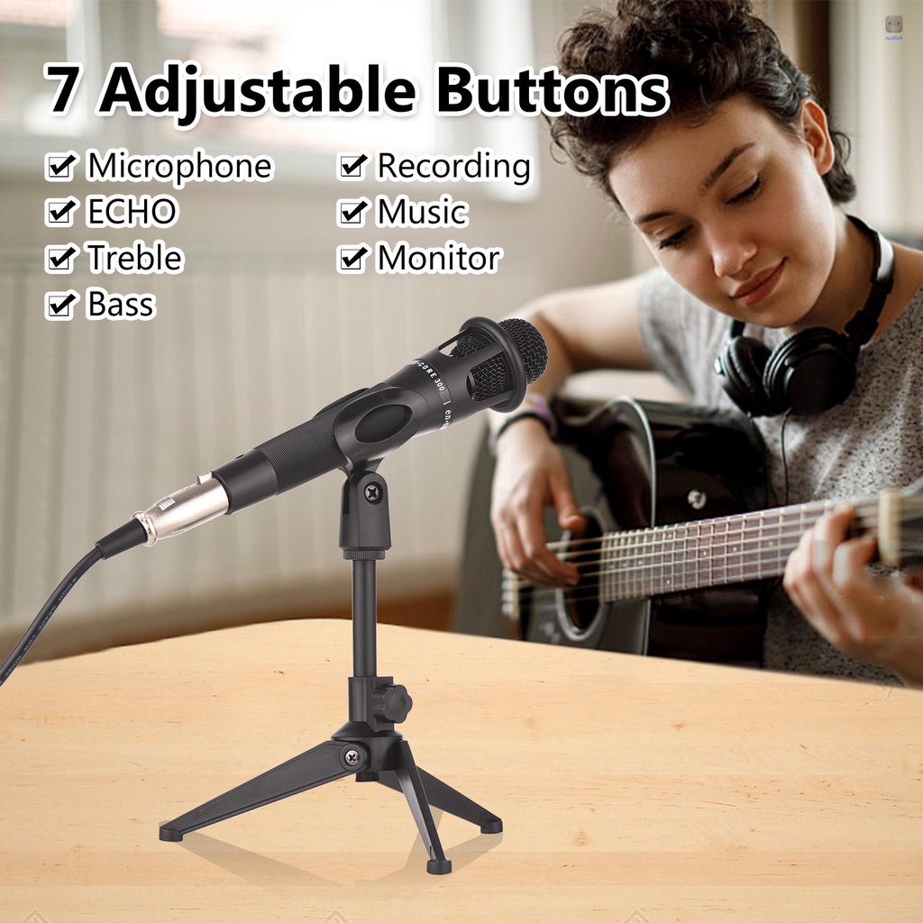 Bộ Thẻ Âm Thanh Mini V8 Có 12 Hiệu Ứng Âm Thanh Vui Nhộn Kết Nối BT Cho Điện Thoại / Laptop / Phát Trực Tiếp