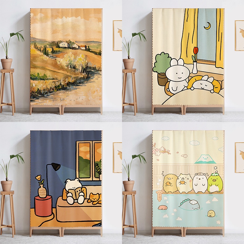 Rèm Cửa Chống Bụi Chống Gió Không Cần Đục Lỗ Tiện Dụng Cho Gia Đình