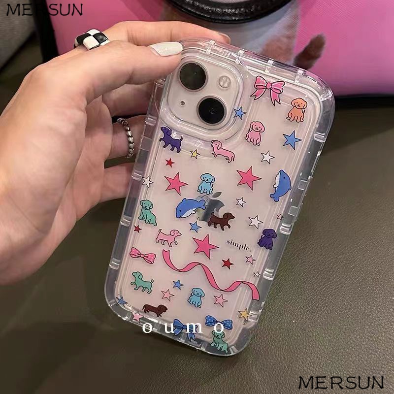 ✅Ốp Điện Thoại Trong Suốt Họa Tiết Hoạt Hình Kiểu Nhật Hàn Dễ Thương Cho Iphone 11 / 8ppromax 14iphone12137 H7Q7