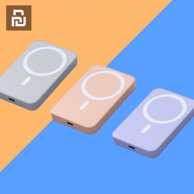 Xiaomi YouPin Sạc dự phòng không dây sạc nhanh pin 5000/10000 mah mini nhỏ gọn cao cấp hỗ trợ cho ios/android New hot