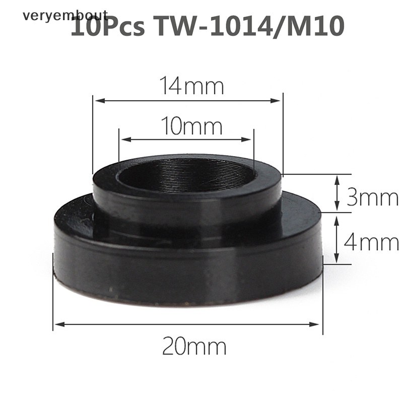 Set 5 / 10 / 20 / 50 / 100 Vòng Đệm Chữ T Bằng Nhựa Cách Nhiệt Đa Năng M3 M4 M5 M6 M8 M10 M12 M14 M16