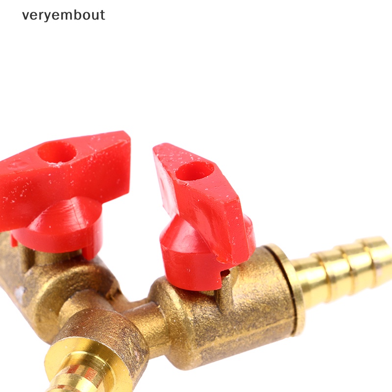 1 Van Nối Nhiên Liệu 3 Chiều 8 / 10MM Hình Chữ Y Bằng Đồng Thau