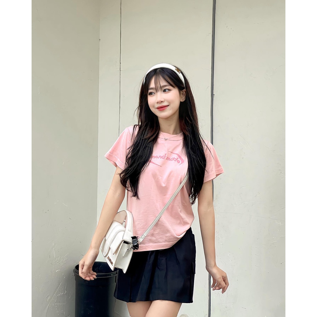 Áo baby tee MONÁ - TERRA, Áo phông baby tee nữ chất thun cotton co dãn hot trend | BigBuy360 - bigbuy360.vn