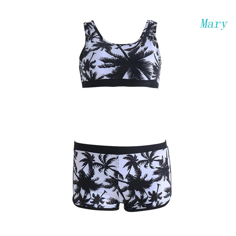 Bộ Đồ Bơi 2 Mảnh Áo Croptop Và Quần Sooc Thời Trang Quyến Rũ Cho Nữ