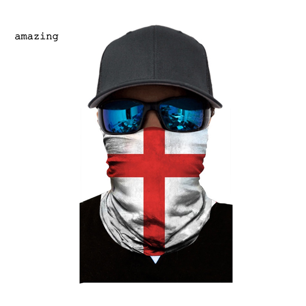 Khẩu Trang Che Phủ Cổ Mặt Và Cổ Họa Tiết Đầu Lâu / Hổ / Rằn Ri Dùng Khi Đi Xe Đạp Ngoài Trời