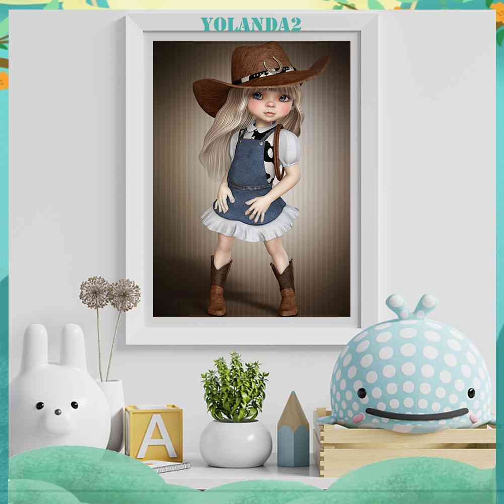 Bộ Tranh Đính Đá Họa Tiết Hoạt Hình Độc Đáo Diy Dùng Trang Trí Nhà Cửa